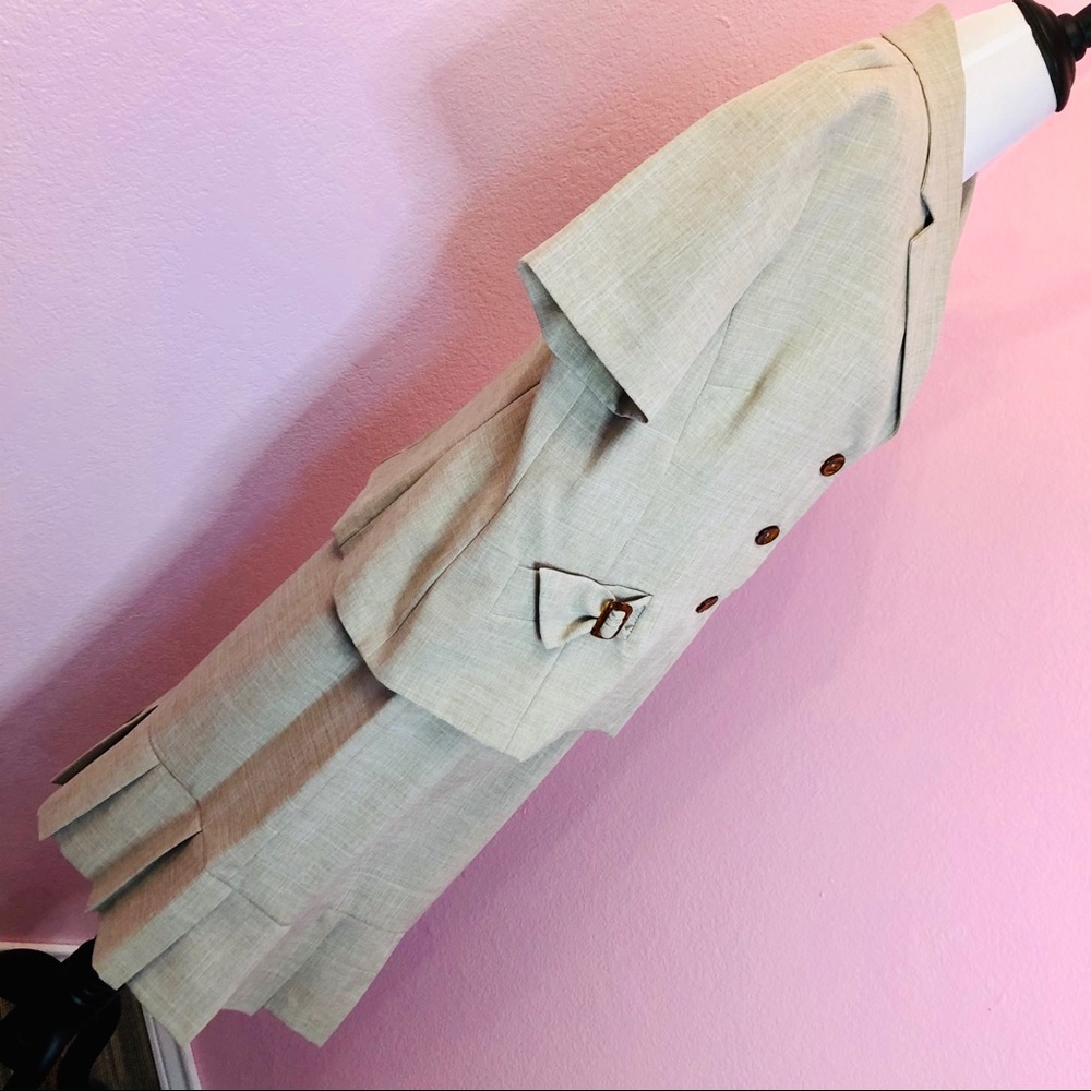 3Piece Vintage Ensemble-Blazer Skirt Pants NWOT - Picture 3 of 9